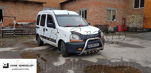 Захист переднього бампера - Кенгурятник Renault Kangoo (98-03) від компанії Інтернет-магазин тюнінгу «Safety auto group» - фото 1