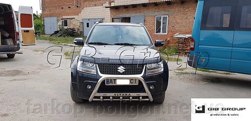 Захист переднього бампера - Кенгурятник Suzuki Grand Vitara ll (05-12) від компанії Інтернет-магазин тюнінгу «Safety auto group» - фото 1