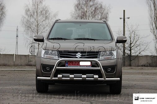 Захист переднього бампера - Кенгурятник Suzuki Grand Vitara ll (12-14) від компанії Інтернет-магазин тюнінгу «Safety auto group» - фото 1