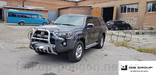 Захист переднього бампера - Кенгурятник Toyota 4runner 5 (2014+) від компанії Інтернет-магазин тюнінгу «Safety auto group» - фото 1