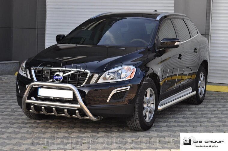 Захист переднього бампера - Кенгурятник Volvo XC-60 (08-13) від компанії Інтернет-магазин тюнінгу «Safety auto group» - фото 1