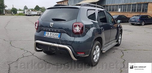 Захист заднього бампера для Renault Duster (2018+) від компанії Інтернет-магазин тюнінгу «Safety auto group» - фото 1