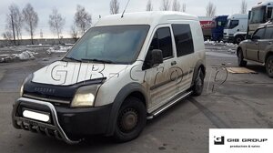 Захист переднього бампера - Кенгурятник Ford Connect (02-12)