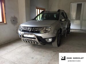 Захист переднього бампера - Кенгурятник Renault Duster (18+F1-58.6