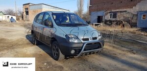 Захист переднього бампера - Кенгурятник Renault Scenic RX 4 (2000-2003)