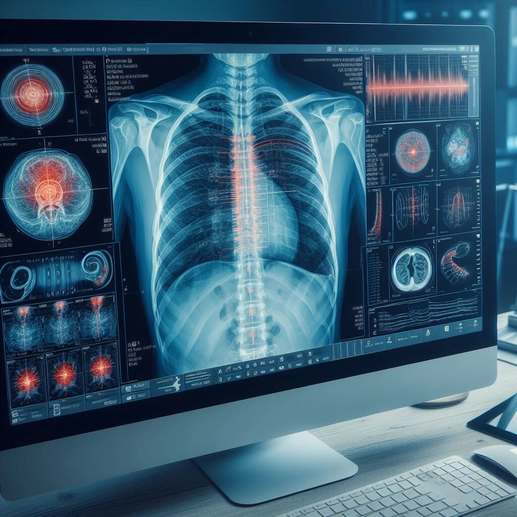 Цифровий рентген грудного відділу хребта від компанії МРТ КТ Хмельницький Ультрадіагностіка - фото 1
