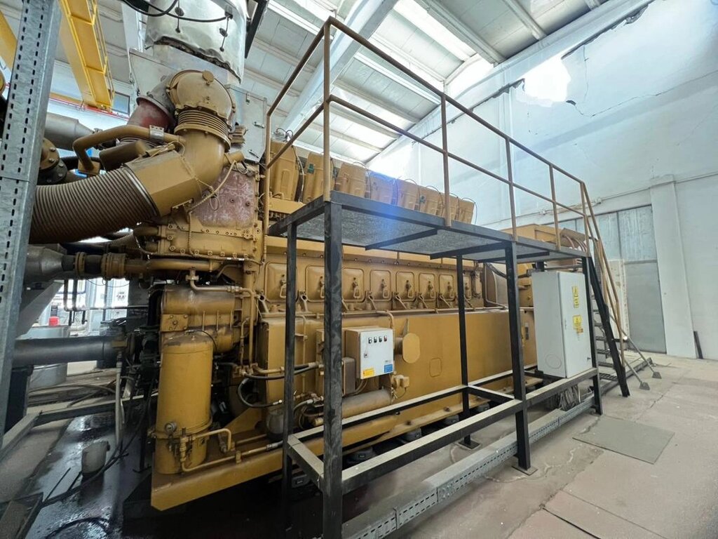 Б/У ГПД Caterpillar 4,3 MВт, із системою когенерації,  2014 року. від компанії Будівельне обладнання - фото 1