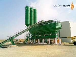 Стаціонарний бетонний завод Maprein Madrid CHM 3000 - 120 m3 / год, Іспанія