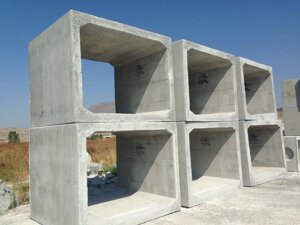 Форма для виробництва бетонних коробчатих водовідводів