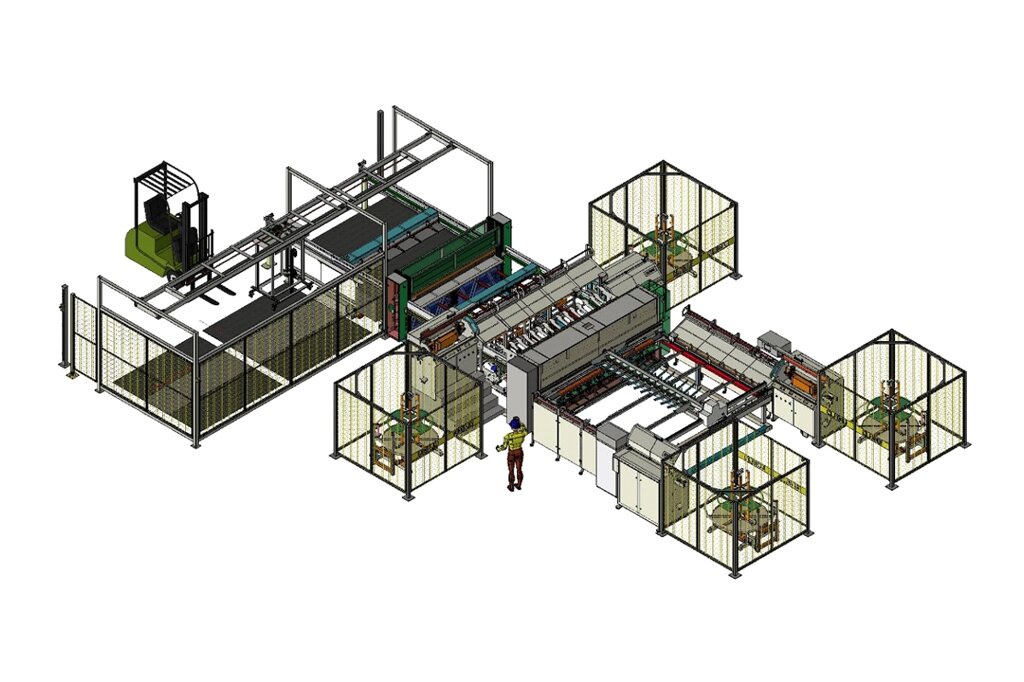 ЗВАРЮВАЛЬНА ЛІНІЯ ДЛЯ ВИРОБНИЦТВА ПАНЕЛЕЙ, МОДЕЛЬ ALP- 2D/3D ZI. від компанії Будівельне обладнання - фото 1