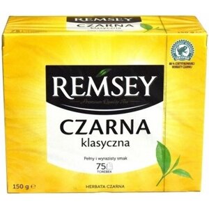Чай чорний класичний Remsey Black Tea Klasyczna 75 пакетиків Ремсі