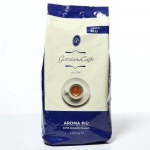 Кава в зернах Goriziana Caffe Piu Aroma Selezione BLU 1кг 80 Арабіка 20 робусти