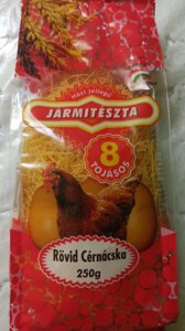 Макарони Jarmiteszta "вісім яєць" вермішель 250g локшина маленька Угорщина