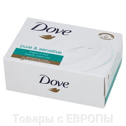 Кусковое крем мило Dove Sensitive skin Гипоаллергенное для чутливої шкіри 100 г - огляд