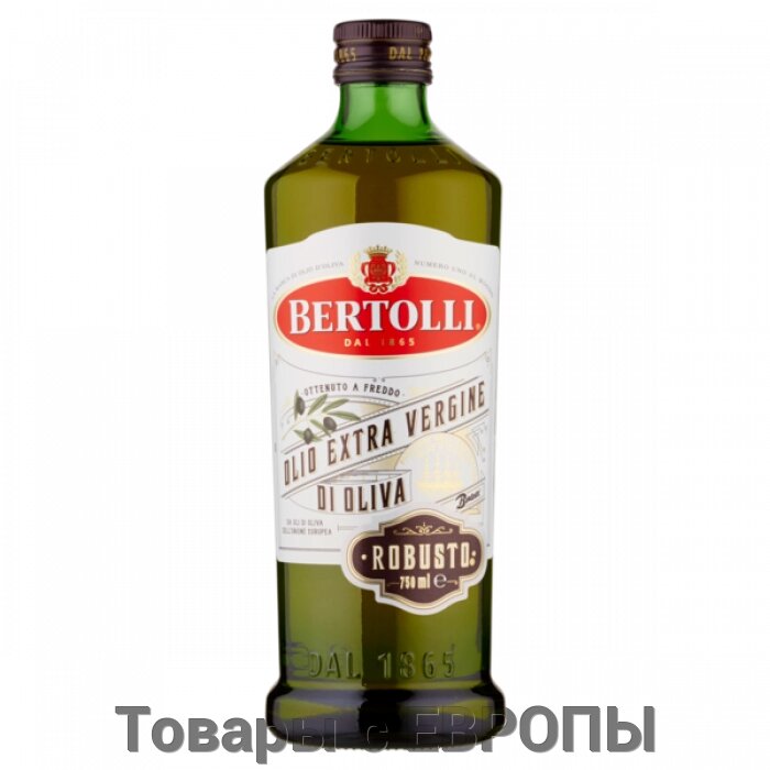 Оливкова олія Bertolli Robusto Extra Vergine 1000 мол - розпродаж