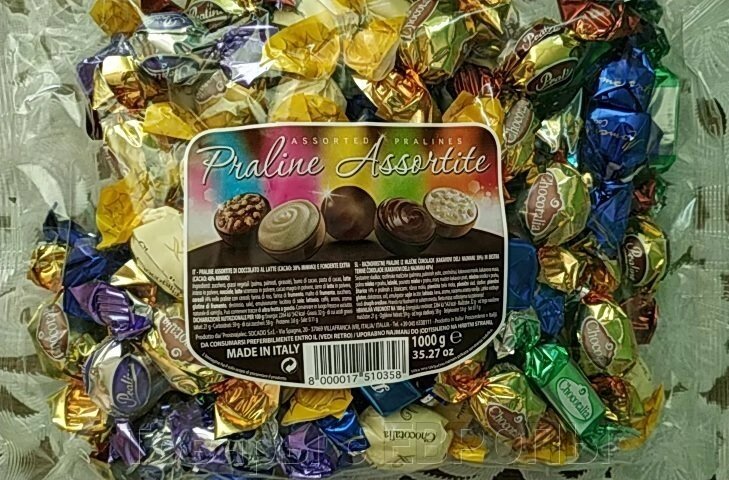 Шоколадні Цукерки Praline Assortite 1кг Італія - Товари з ЄВРОПИ