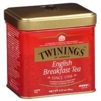 Чай чорний Twinings English Breakfast (Твайнінгз Англійський сніданок) 100 г середньолистовий чорний - доставка