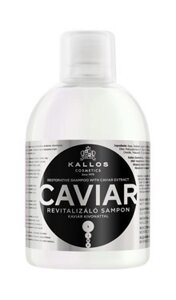 Шампунь для волосся відновлюючий з екстрактом чорної ікри kallos cosmetics caviar 1000мл