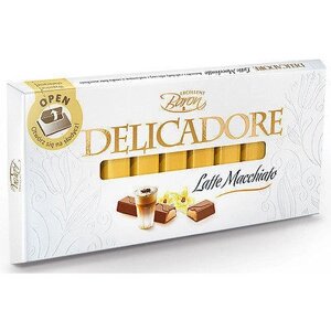 Шоколад молочний Baron Delicadore Latte macchiato, 200гр.