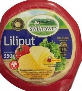 Сир напівтвердий Swiatovid Liliput, 350г Польща Сир Ліліпут