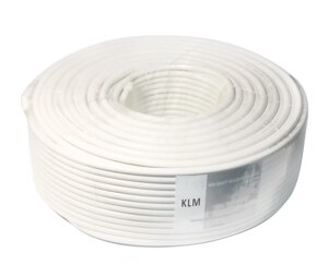 Кабель абонентський коаксіальний RG690BV-W KLM 100 м