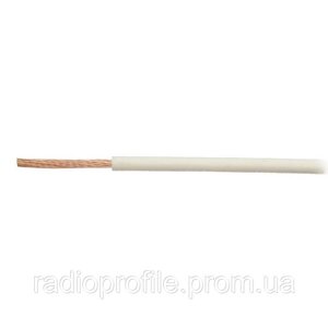 Провід установлювальний ДКЗ ГОСТ ПВ-5 0,75 мм2 100 м Білий