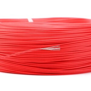 Провід силіконовий 26 AWG - 0,15 кв. мм (30х0,08) 200м Червоний