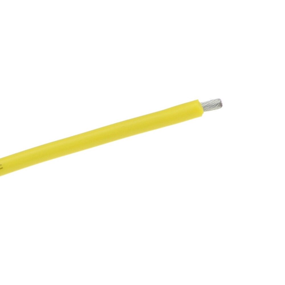 Провід силіконовий 14 AWG - 2,0 кв. мм (400х0,08) 1 м Жовтий від компанії Радіопрофіль - фото 1