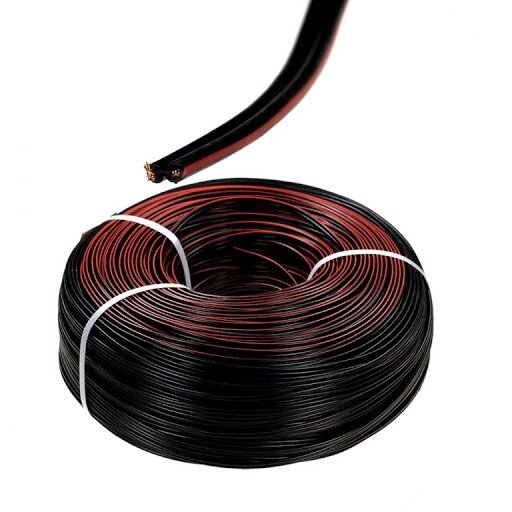 Шнур з'єднувальний ДКЗ Сигма ШВП-2 2х0,35(0,16) мм² чорний 100м від компанії Радіопрофіль - фото 1