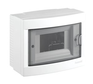 Накладний зовнішній розподільний щиток Panasonic на 6 модулів (BQDT20611)