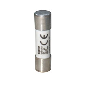 Запобіжник плавкий трубчастий SIGMA тип gG, 10х38мм, 10А (SFLG10)