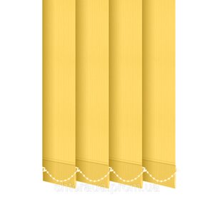 Вертикальні жалюзі Лайн 127 мм жовтогарячий висота 1500 мм