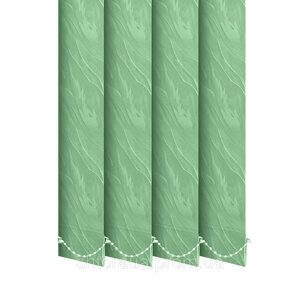 Вертикальні жалюзі Sandra 127 мм зелена висота 1700 мм