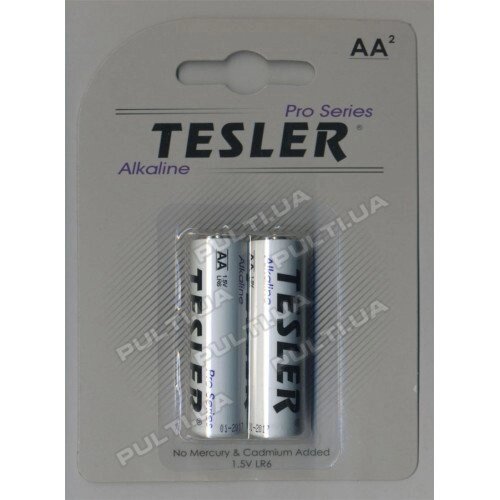 Батарейка TESLER Alkaline LR06-2 size AA від компанії Інтернет-магазин "Pulti.shop" - фото 1