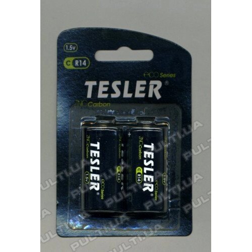 Батарейка TESLER ECO Series CR14 1,5V від компанії Інтернет-магазин "Pulti.shop" - фото 1