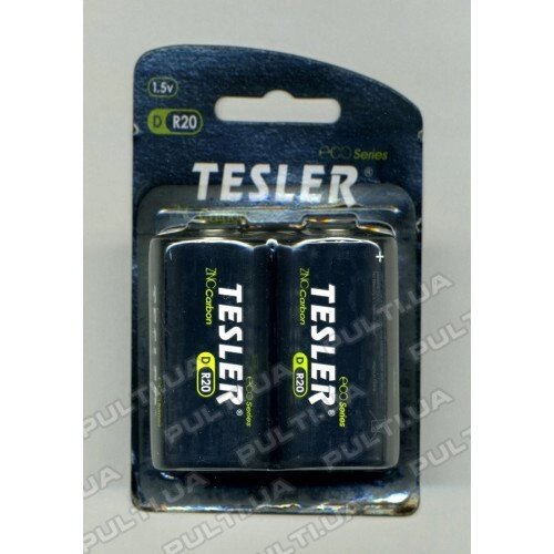 Батарейка TESLER ECO Series DR20 1,5V від компанії Інтернет-магазин "Pulti.shop" - фото 1