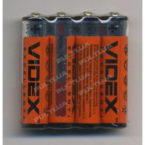 Батарейка VIDEX LR03 size AAA від компанії Інтернет-магазин "Pulti.shop" - фото 1