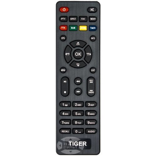 Оригінальний пульт для DVB-T2 тюнера TIGER T2 IPTV MINI від компанії Інтернет-магазин "Pulti.shop" - фото 1