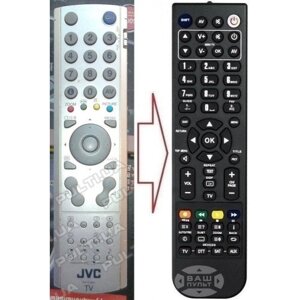 Пульт для телевізора JVC RM-C1860 (аналог) в Києві від компанії Интернет-магазин "Pulti.shop"