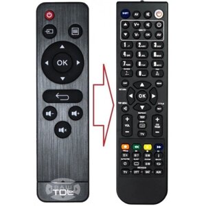 Пульт для смарт-приставки TDLEX SMART TV BOX АРТ (аналог)