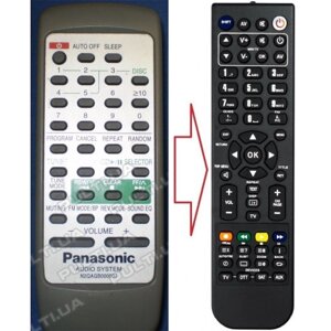 Пульт для PANASONIC N2QAGB000007 (аналог) в Києві от компании Интернет-магазин "Pulti.shop"