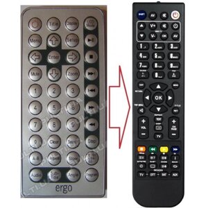 Пульт для ERGO TF-DVD7377 (аналог)