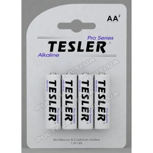 Батарейка TESLER Alkaline LR06-4 size AA