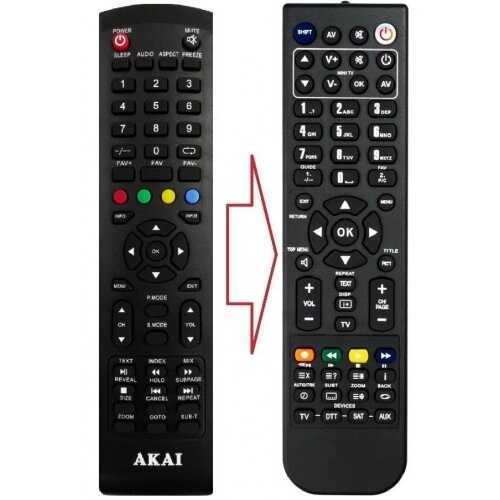 Пульт для AKAI AKTV481T (аналог) від компанії Інтернет-магазин "Pulti.shop" - фото 1