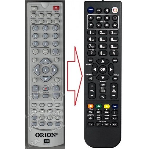 Пульт для ORION DVDR 897 (аналог) від компанії Інтернет-магазин "Pulti.shop" - фото 1