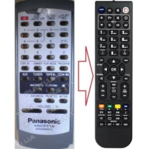 Пульт для panasonic N2qagb000015 (аналог)