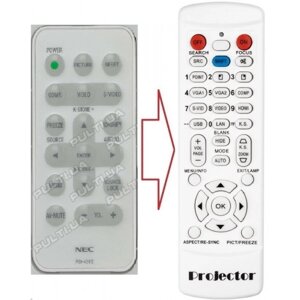 Пульт для проектора NEC RD-436E (аналог)