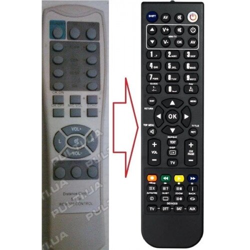 Пульт для SVEN 5.1CH REMOTE CONTROL (аналог) від компанії Інтернет-магазин "Pulti.shop" - фото 1