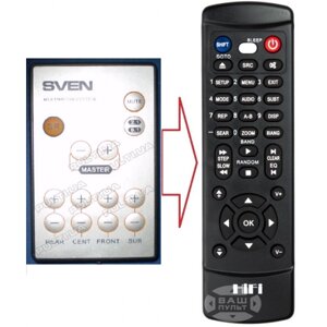 Пульт для SVEN multimedia system (аналог)