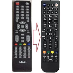 Пульт для телевізора AKAI UA32HD19FHDS, UA32HD19T2s (аналог)